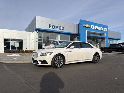 2017 Lincoln Continental Premiere