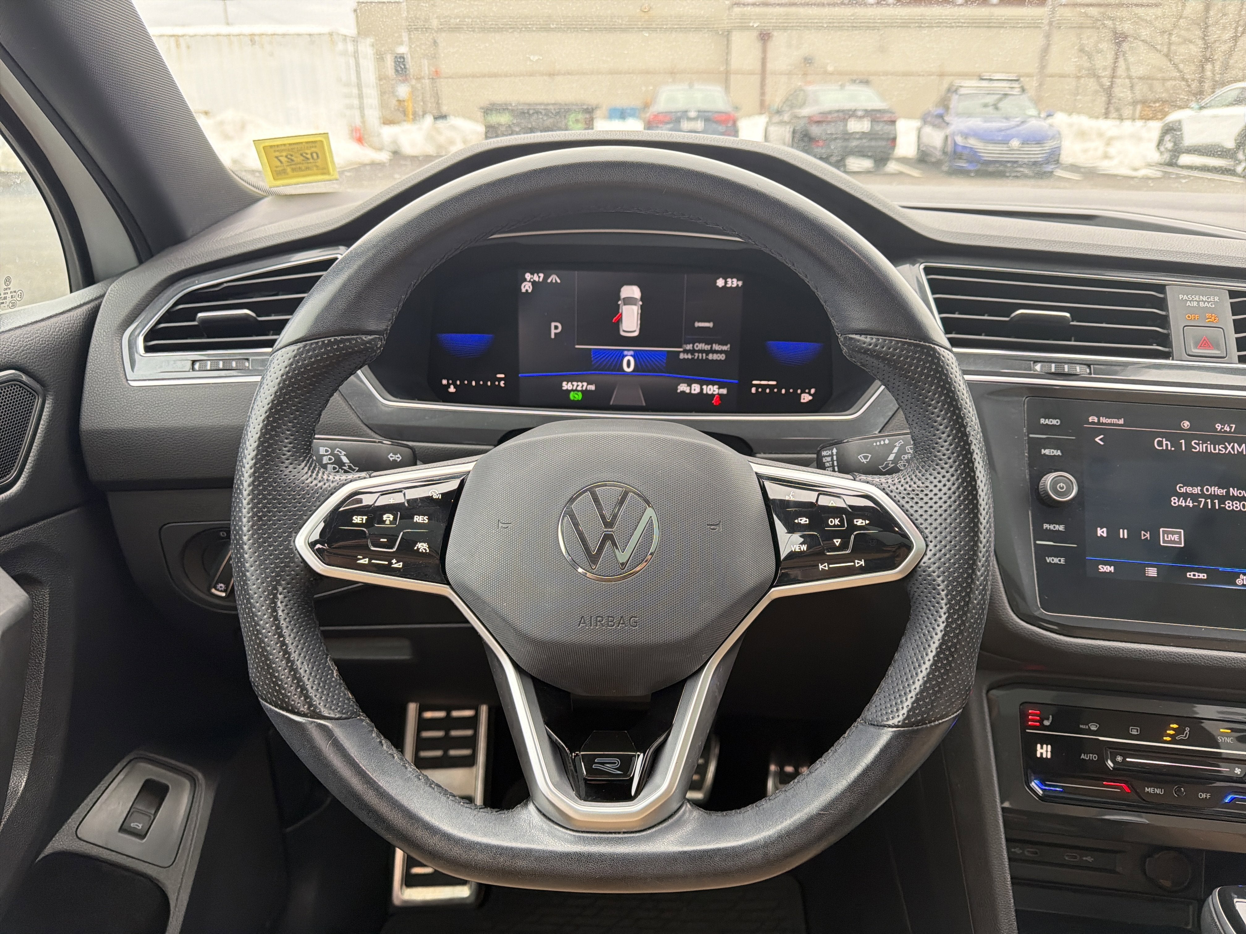2022 Volkswagen Tiguan 2.0T SE R-Line Black